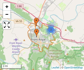 Area schools map